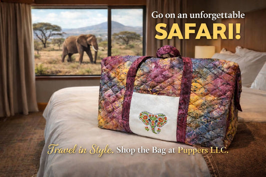 Custom Embroidered Travel Bag - Safari